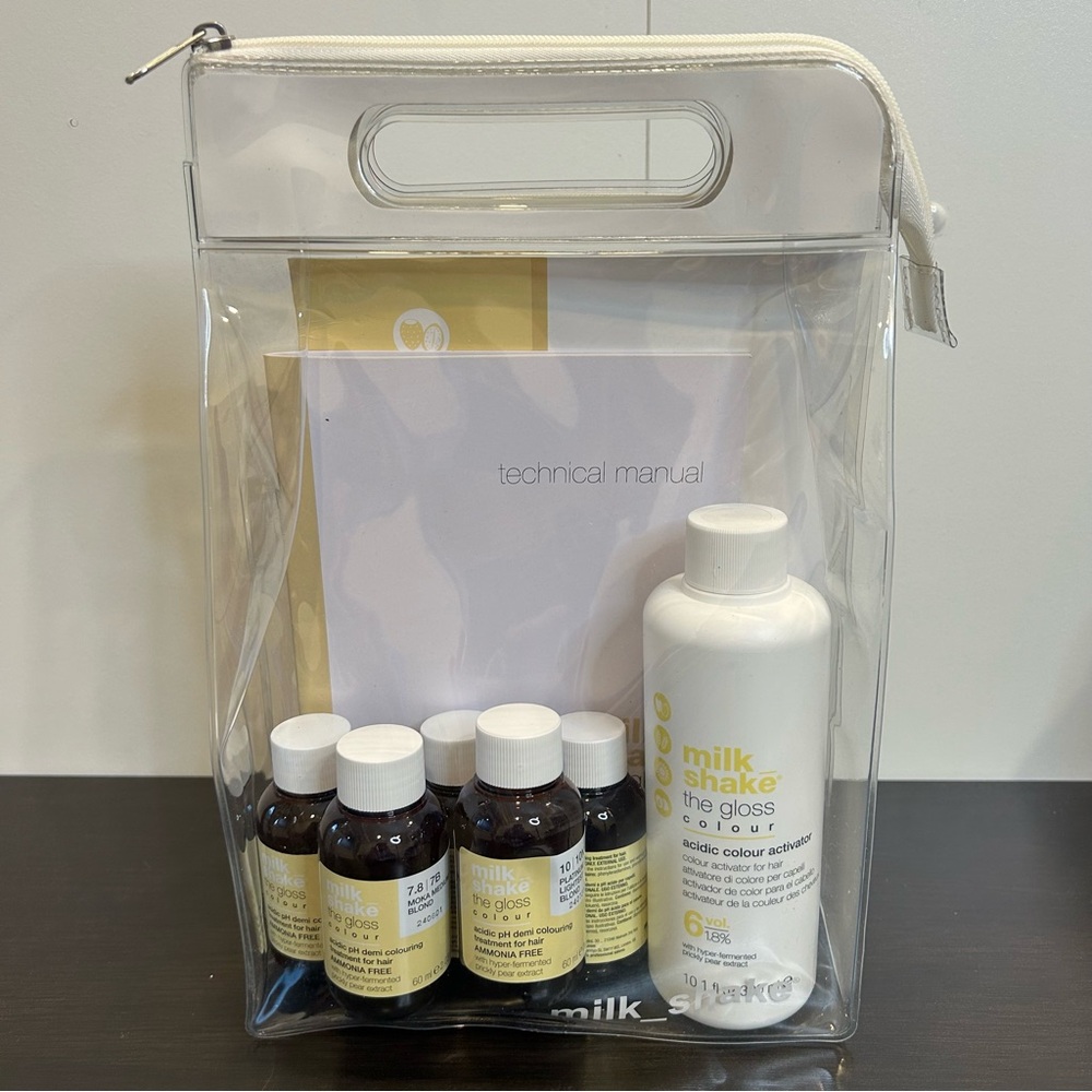 Milkshake THE GLOSS COLOUR KIT ALL COLOUR OPTIONS with ACIDIC COLOUR ACTIVATOR